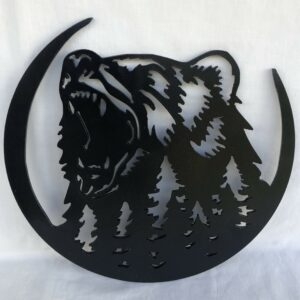 Odinson Steel Art Bear 1 - Facing Left