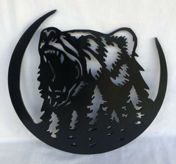 Odinson Steel Art Bear 1 - Facing Left