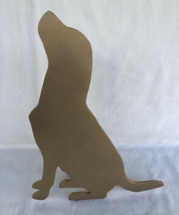 Odinson Steel Art Dog 2 - Golden Retriever - Front