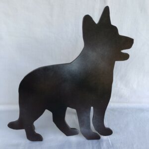 Odinson Steel Art Dog 1 - German Shepherd - Front