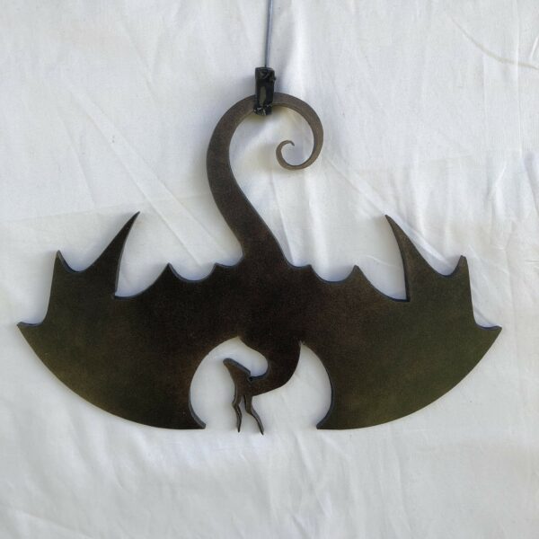 Odinson Steel Art Dragon - Black - Hanging