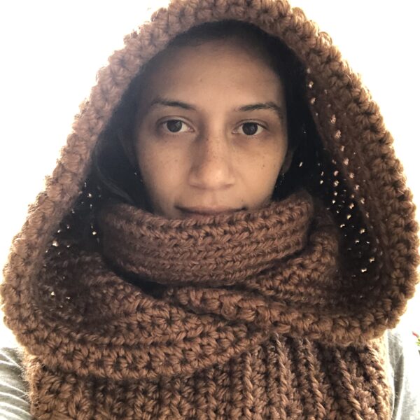 nz made hooded scarf -soh