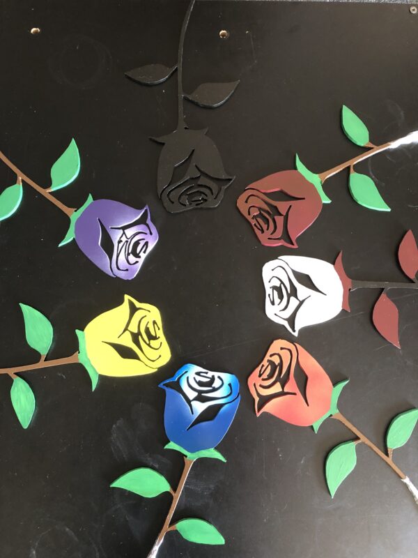 Odinson Steel Art Roses