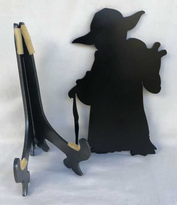 Odinson Steel Art Yoda with Stand